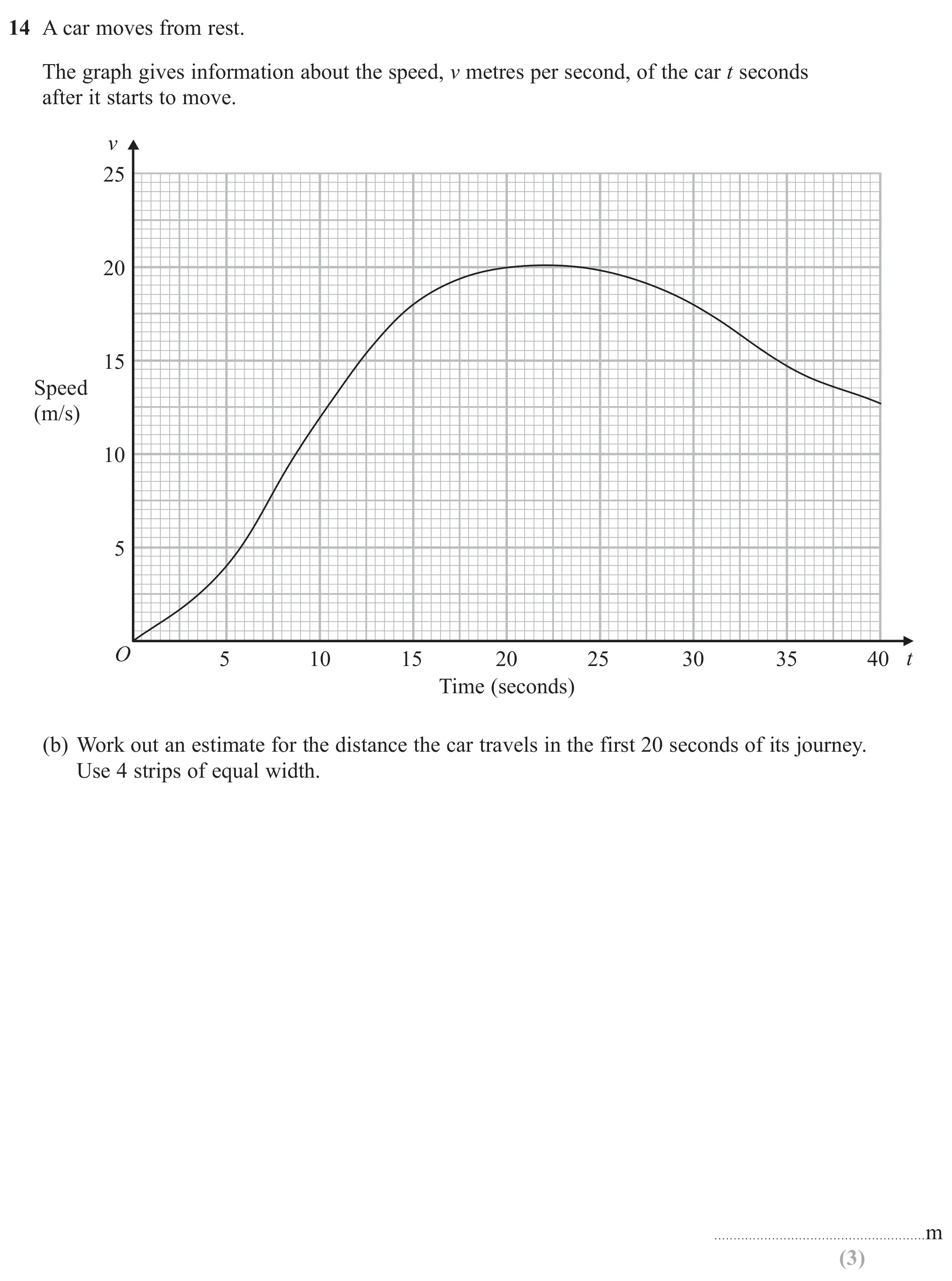 Question 14(b) - GCSE Edexcel Higher Maths Past Paper 2 (Calculator) - June 2019