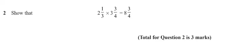 Question 2 - GCSE Edexcel Higher Maths Past Paper 1 (Non-Calculator) - June 2020