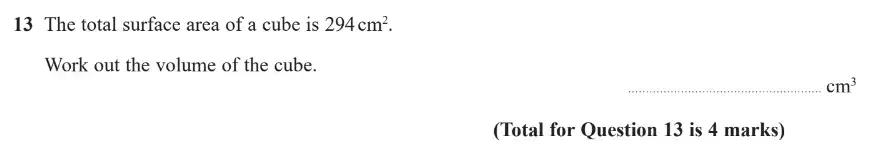 Question 13 - GCSE Edexcel Foundation Maths Past Paper 1 (Non-Calculator) - November 2017