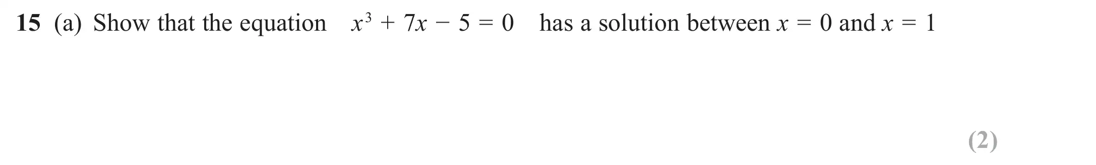 Question 15(a) - GCSE Edexcel Higher Maths Past Paper 3 (Calculator) - November 2017