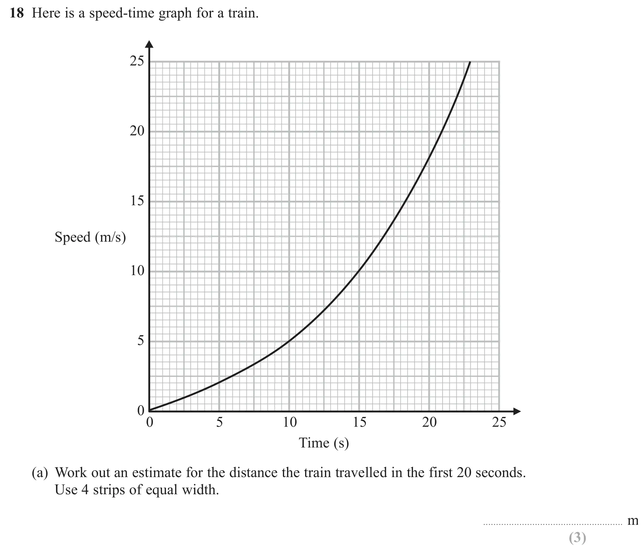 Question 18(a) - GCSE Edexcel Higher Maths Past Paper 3 (Calculator) - November 2017