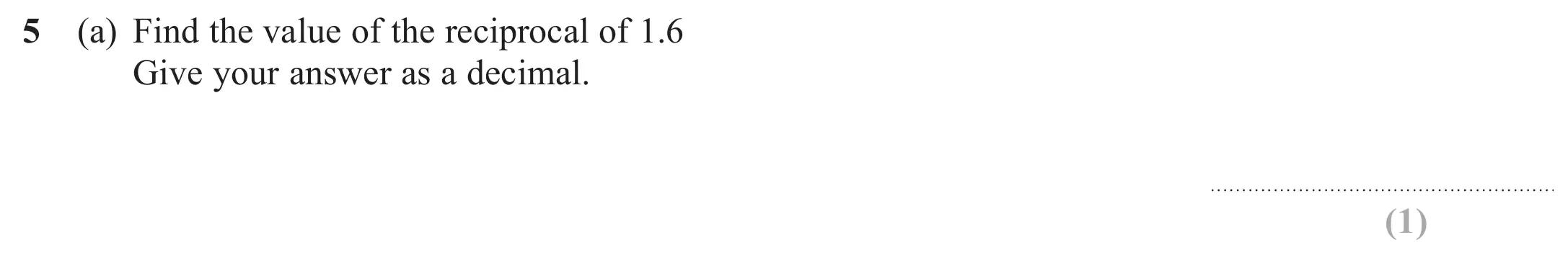 Question 5(a) - GCSE Edexcel Higher Maths Past Paper 3 (Calculator) - November 2017