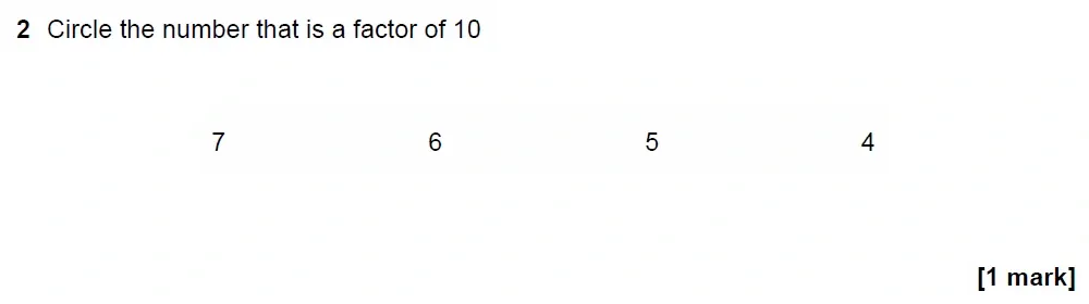 Question 02 - GCSE AQA Foundation Maths Past Paper 3 (Calculator) - June 2022
