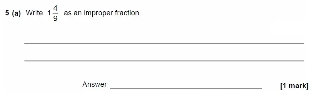 Question 05(a) - GCSE AQA Foundation Maths Past Paper 2 (Calculator) - June 2022