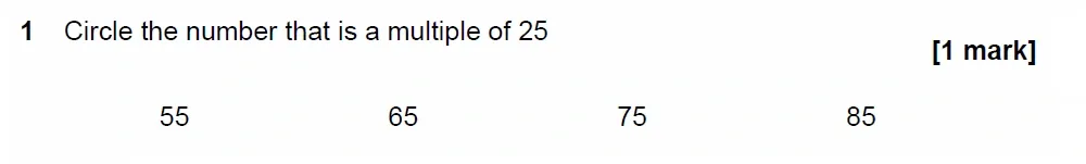 Question 01 - GCSE AQA Foundation Maths Past Paper 2 (Calculator) - November 2022