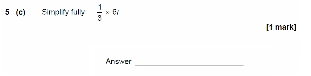 Question 05(c) - GCSE AQA Foundation Maths Past Paper 2 (Calculator) - November 2022