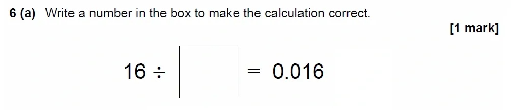 Question 06(a) - GCSE AQA Foundation Maths Past Paper 2 (Calculator) - November 2022