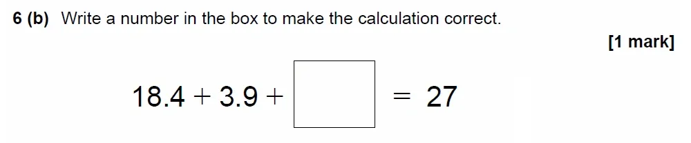Question 06(b) - GCSE AQA Foundation Maths Past Paper 2 (Calculator) - November 2022