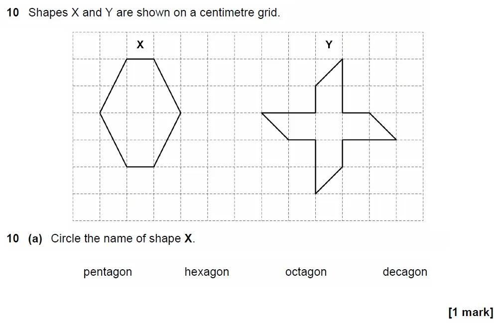 Question 10(a) - GCSE AQA Foundation Maths Past Paper 3 (Calculator) - June 2022