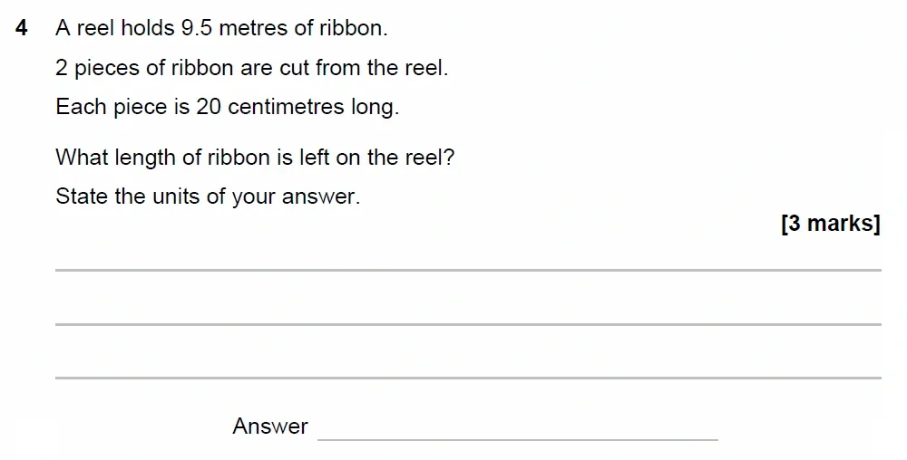 Question 04 - GCSE AQA Foundation Maths Past Paper 3 (Calculator) - June 2023