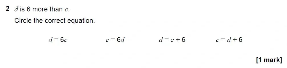 Question 02 - GCSE AQA Foundation Maths Past Paper 3 (Calculator) - November 2022