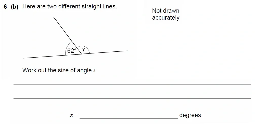 Question 06(b) - GCSE AQA Foundation Maths Past Paper 3 (Calculator) - November 2022