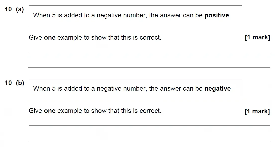 Question 10(a,b) - GCSE AQA Foundation Maths Past Paper 3 (Calculator) - November 2022