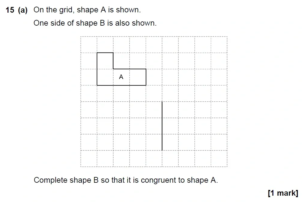 Question 15(a) - GCSE AQA Foundation Maths Past Paper 3 (Calculator) - November 2022
