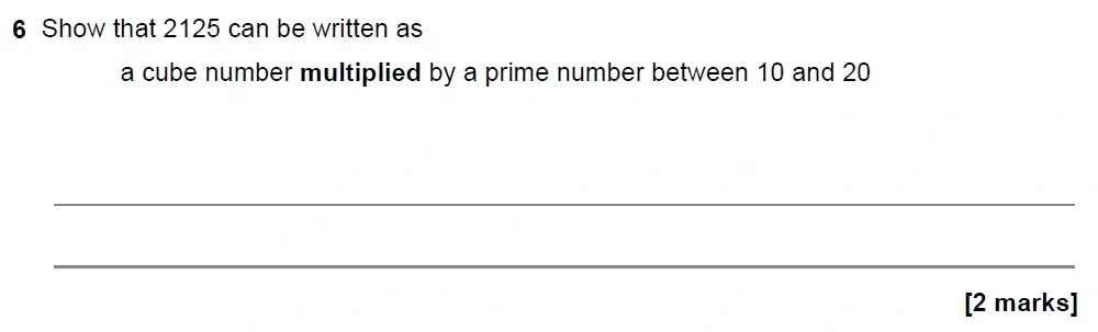 Question 06 - GCSE AQA Higher Maths Past Paper 2 (Calculator) - June 2022