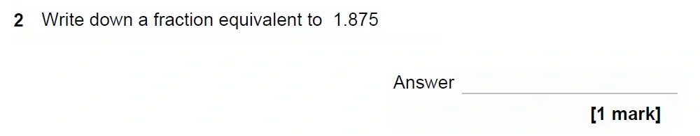 Question 02 - GCSE AQA Higher Maths Past Paper 3 (Calculator) - June 2023
