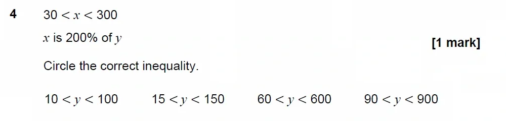 Question 04 - GCSE AQA Higher Maths Past Paper 3 (Calculator) - November 2022