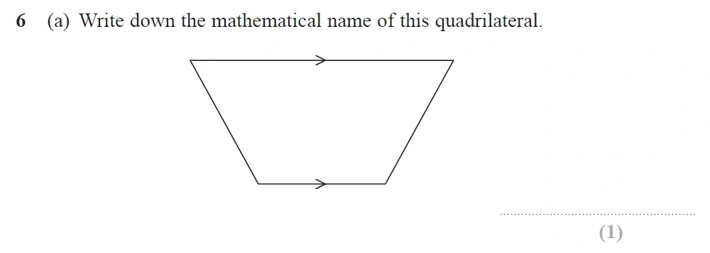Question 06(a) - GCSE Edexcel Foundation Maths Past Paper 1 (Non-Calculator) - November 2021