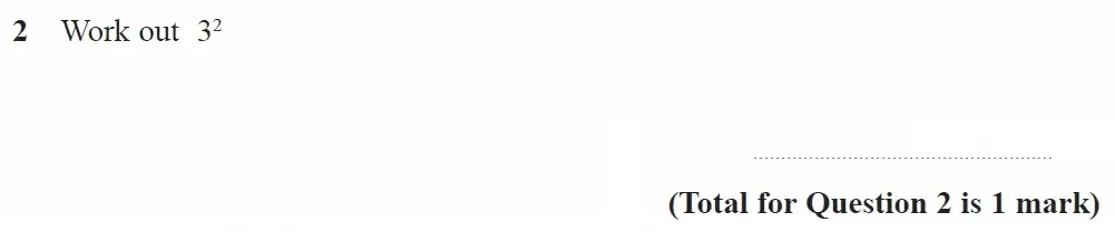 Question 02 - GCSE Edexcel Foundation Maths Past Paper 1 (Non-Calculator) - November 2022