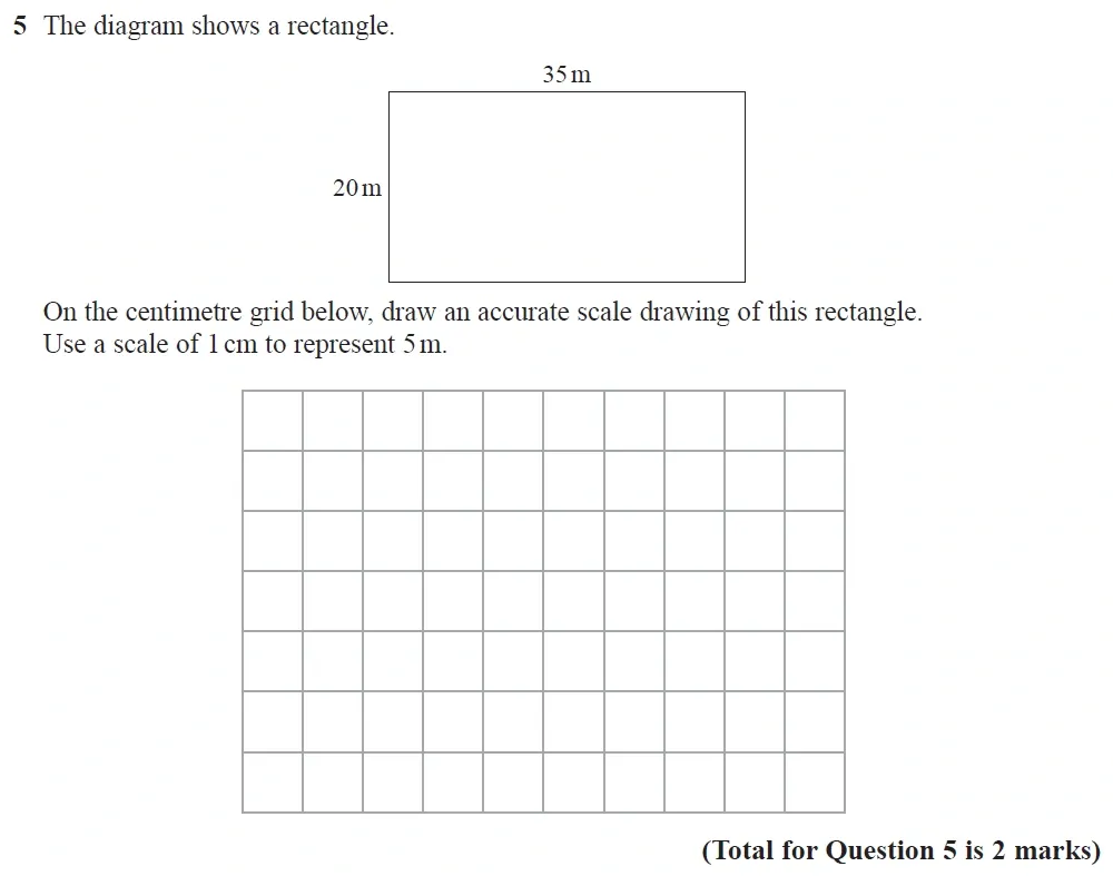 Question 05 - GCSE Edexcel Foundation Maths Past Paper 2 (Calculator) - November 2021