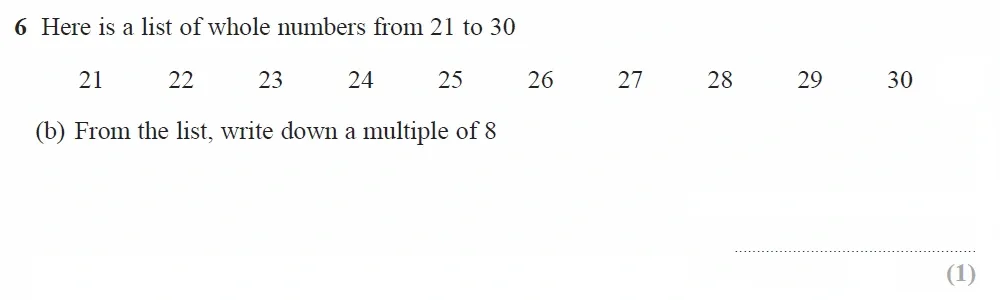 Question 06(b) - GCSE Edexcel Foundation Maths Past Paper 2 (Calculator) - November 2021