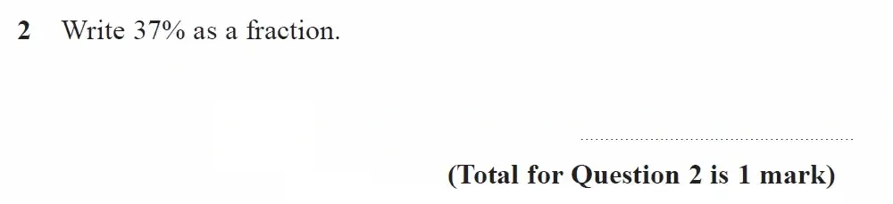 Question 02 - GCSE Edexcel Foundation Maths Past Paper 2 (Calculator) - November 2022