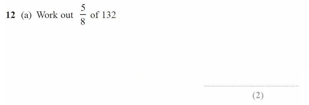 Question 12(a) - GCSE Edexcel Foundation Maths Past Paper 2 (Calculator) - November 2022