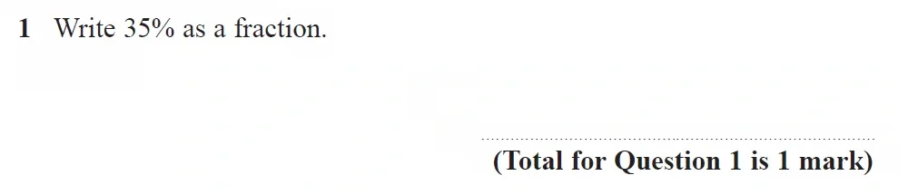 Question 01 - GCSE Edexcel Foundation Maths Past Paper 3 (Calculator) - June 2022