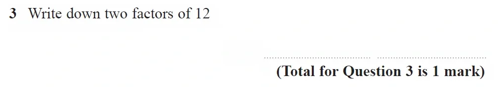 Question 03 - GCSE Edexcel Foundation Maths Past Paper 3 (Calculator) - June 2022