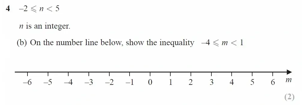 Question 04(b) - GCSE Edexcel Higher Maths Past Paper 2 (Calculator) - June 2023