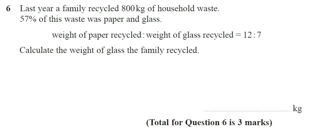 Question 06 - GCSE Edexcel Higher Maths Past Paper 2 (Calculator) - June 2023