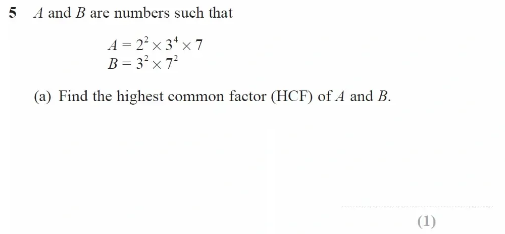 Question 05(a) - GCSE Edexcel Higher Maths Past Paper 3 (Calculator) - June 2023