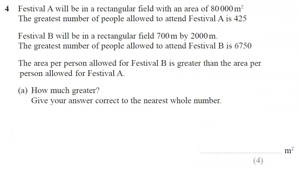 Question 04(a) - GCSE Edexcel Higher Maths Past Paper 2 (Calculator) - June 2022