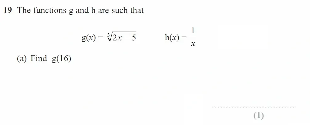 Question 19(a) - GCSE Edexcel Higher Maths Past Paper 2 (Calculator) - June 2022