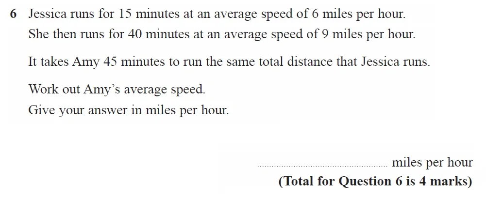 Question 06 - GCSE Edexcel Higher Maths Past Paper 3 (Calculator) - June 2022