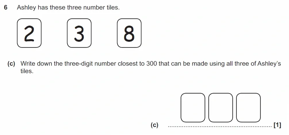 Question 06(c) - GCSE OCR Foundation Maths Past Paper 1 (Calculator) - June 2022