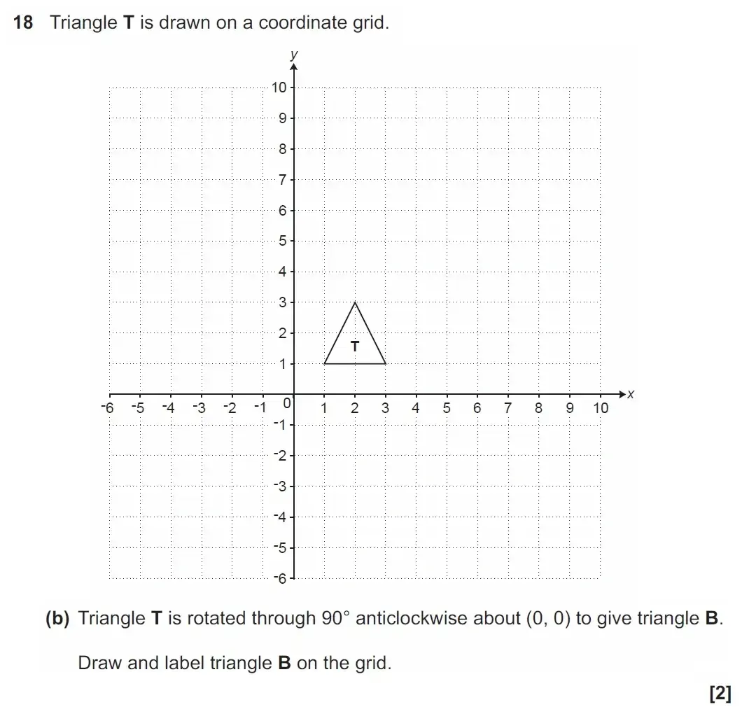 Question 18(b) - GCSE OCR Foundation Maths Past Paper 1 (Calculator) - June 2023