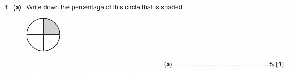 Question 01(a) - GCSE OCR Foundation Maths Past Paper 2 (Non-Calculator) - June 2023