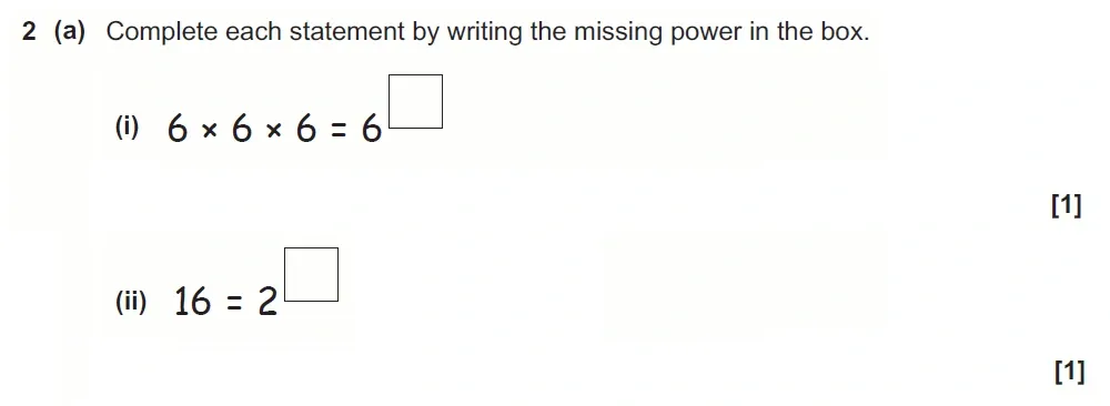 Question 02(a) - GCSE OCR Foundation Maths Past Paper 2 (Non-Calculator) - November 2022
