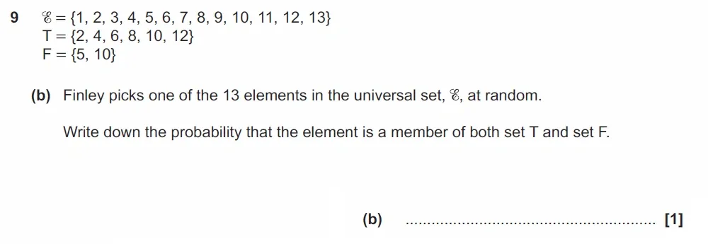Question 9(b) - GCSE OCR Foundation Maths Past Paper 3 (Calculator) - June 2023