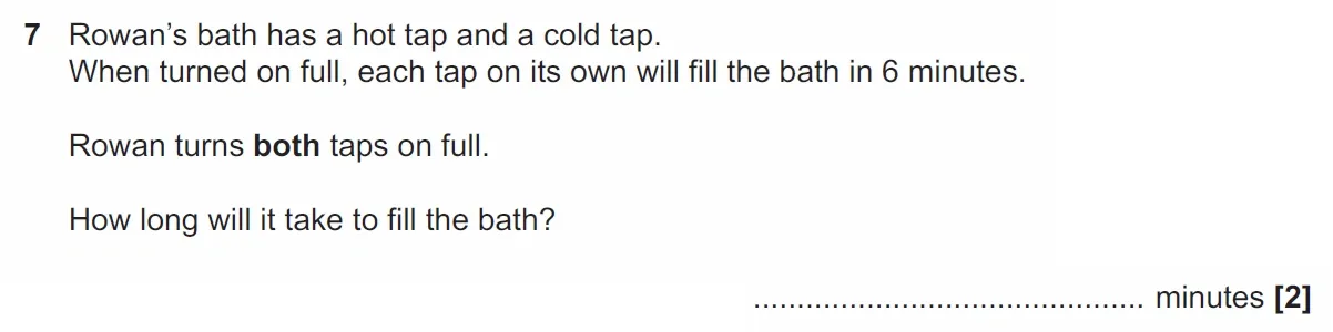 Question 7 - GCSE OCR Foundation Maths Past Paper 3 (Calculator) - November 2021