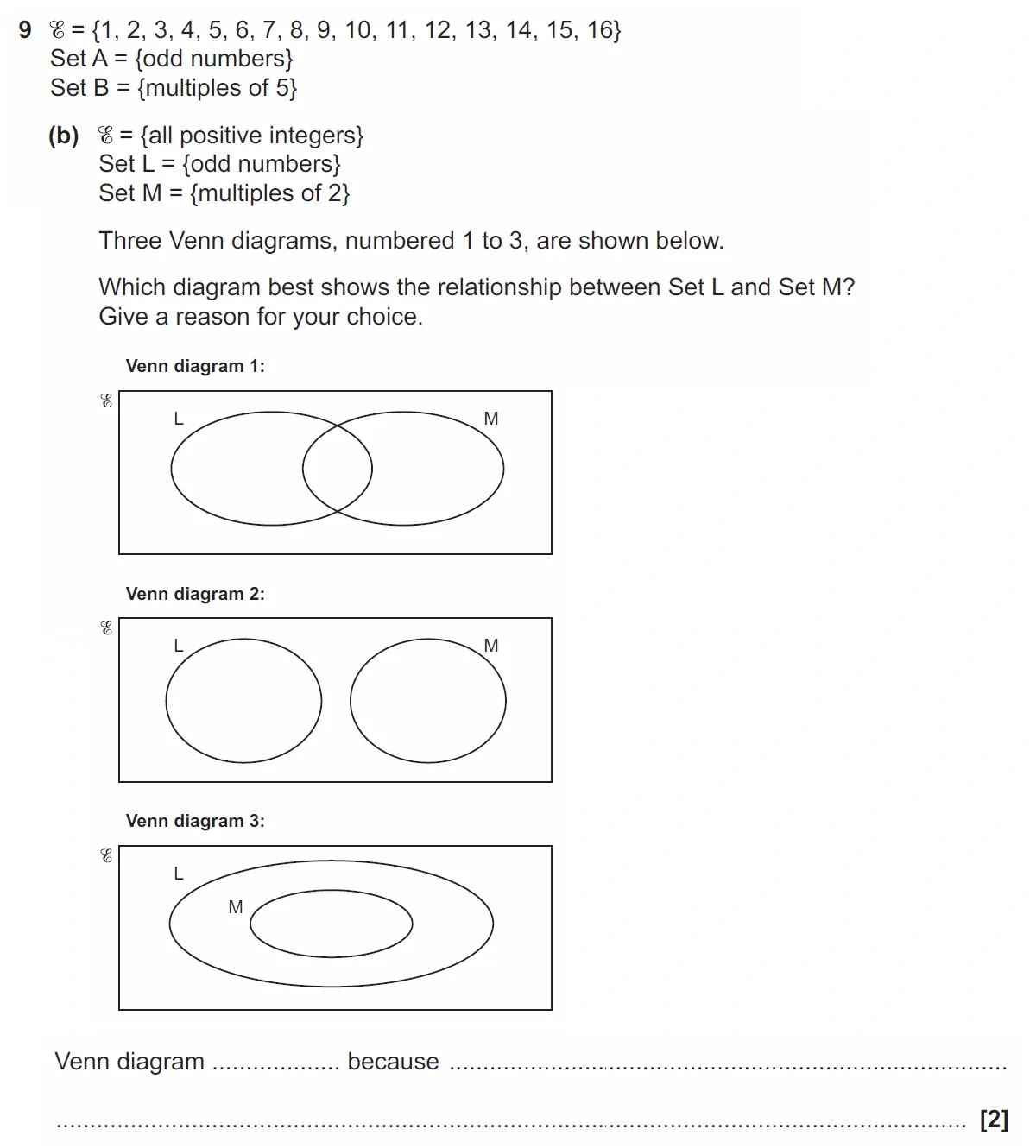 Question 9(b) - GCSE OCR Foundation Maths Past Paper 3 (Calculator) - November 2021