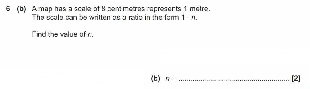 Question 06(b) - GCSE OCR Foundation Maths Past Paper 3 (Calculator) - November 2022