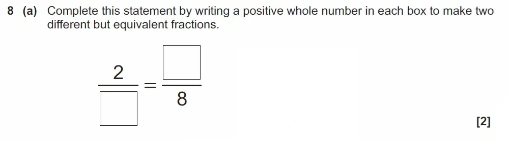 Question 08(a) - GCSE OCR Foundation Maths Past Paper 3 (Calculator) - November 2022