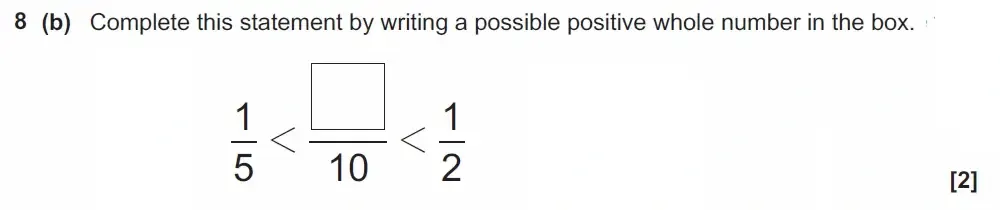 Question 08(b) - GCSE OCR Foundation Maths Past Paper 3 (Calculator) - November 2022