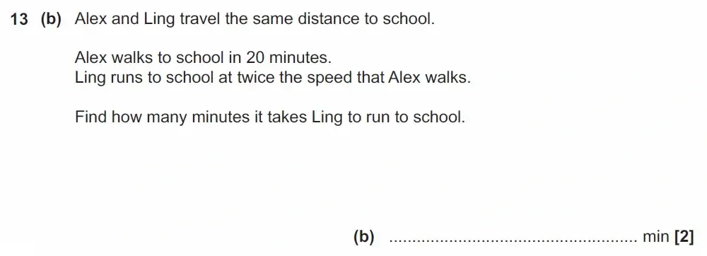 Question 13(b) - GCSE OCR Foundation Maths Past Paper 3 (Calculator) - November 2022
