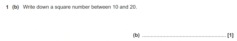 Question 1(b) - GCSE OCR Foundation Maths Past Paper 3 (Calculator) - June 2022