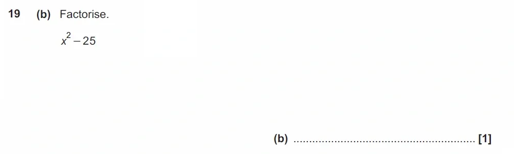 Question 19(b) - GCSE OCR Foundation Maths Past Paper 3 (Calculator) - June 2022