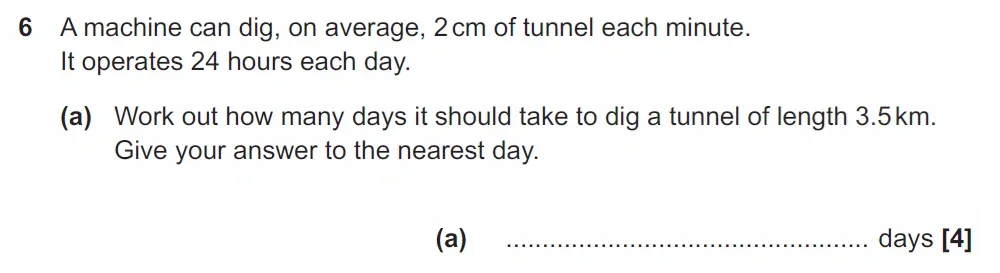 Question 06(a) - GCSE OCR Higher Maths Past Paper 4 (Calculator) - June 2022