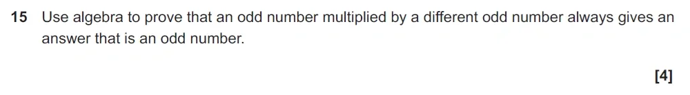 Question 15 - GCSE OCR Higher Maths Past Paper 4 (Calculator) - June 2022